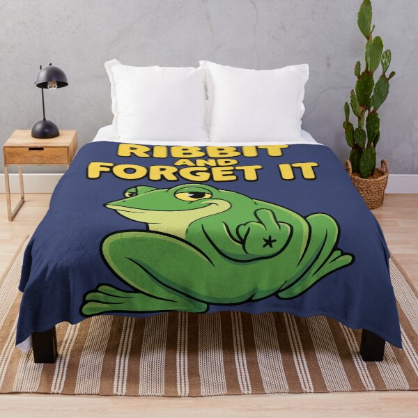 Item preview, Ribbit And Forget It Sarcastic Frog Middle Finger designed and sold by Amir Faysal.