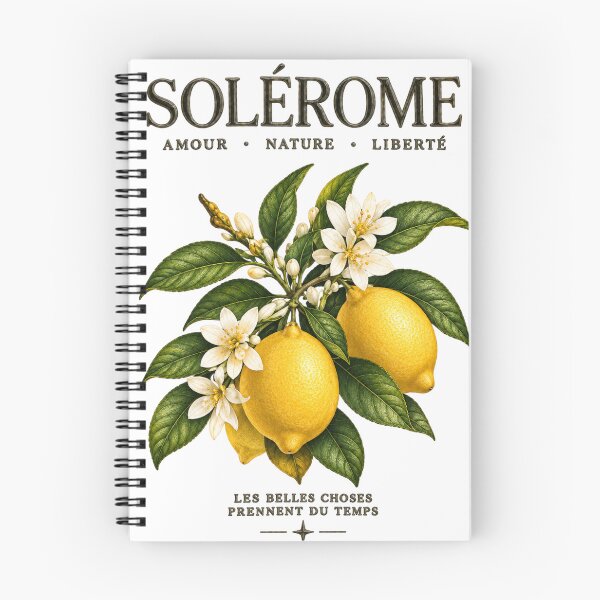 Item preview, Solerome Vintage Botanical Lemon Citrus Flower Art designed and sold by Fictio ⭐​⭐​⭐​⭐​⭐​.