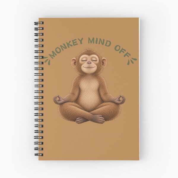 Item preview, Monkey Mind Off, yoga lovers designed and sold by gomood.