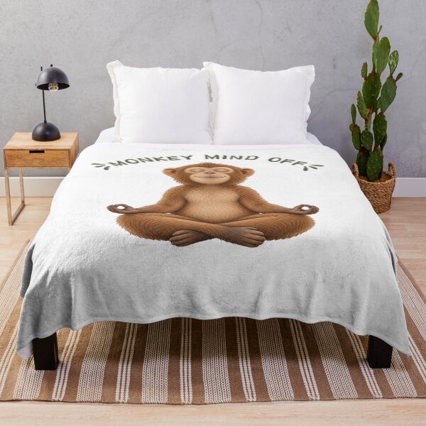 Item preview, Monkey Mind Off, yoga lovers designed and sold by gomood.