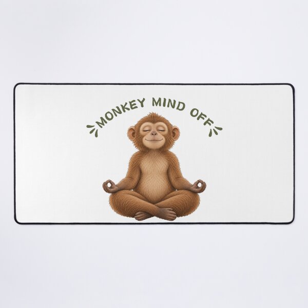 Item preview, Monkey Mind Off, yoga lovers designed and sold by gomood.