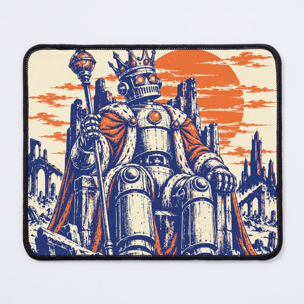 Item preview, All Hail the Last Machine Robot King Art designed and sold by 89shirts.