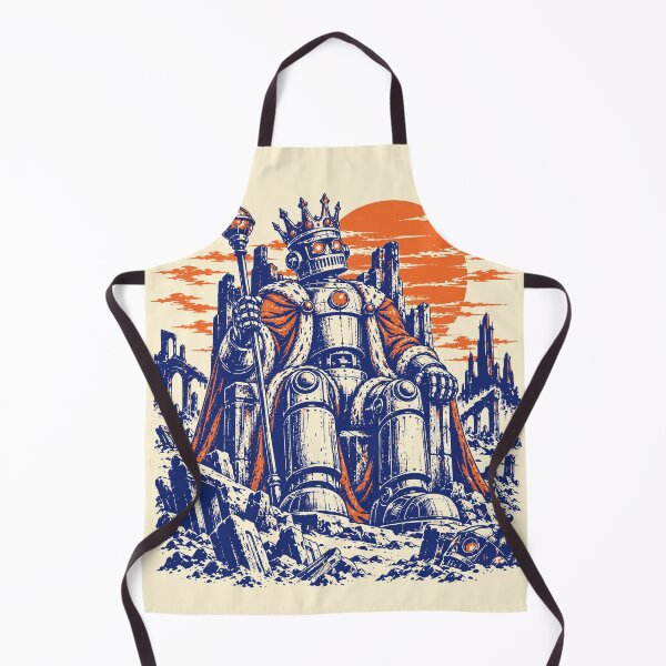 Item preview, All Hail the Last Machine Robot King Art designed and sold by 89shirts.