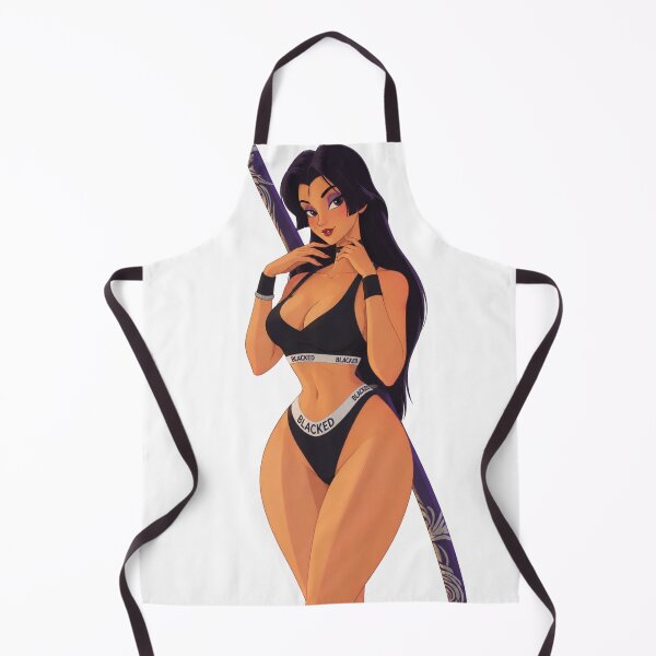 Item preview, Anime Ninja Girl Black Streetwear Katana - Retro 90s Cartoon Style designed and sold by  Hollow Moon Studios..