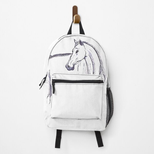 Item preview, Hand-Sketched Majestic Black Horse Line Art designed and sold by Alaakadry800.