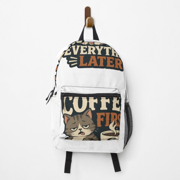 Item preview, Coffee First Cat Naps Later Funny Cat Design designed and sold by FekihShop.