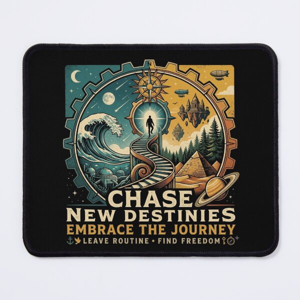 Item preview, Chase New Destinies – Surreal Cosmic Journey Illustration designed and sold by Dogandesighn.