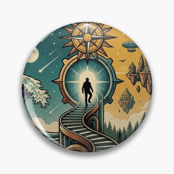 Item preview, Chase New Destinies – Surreal Cosmic Journey Illustration designed and sold by Dogandesighn.