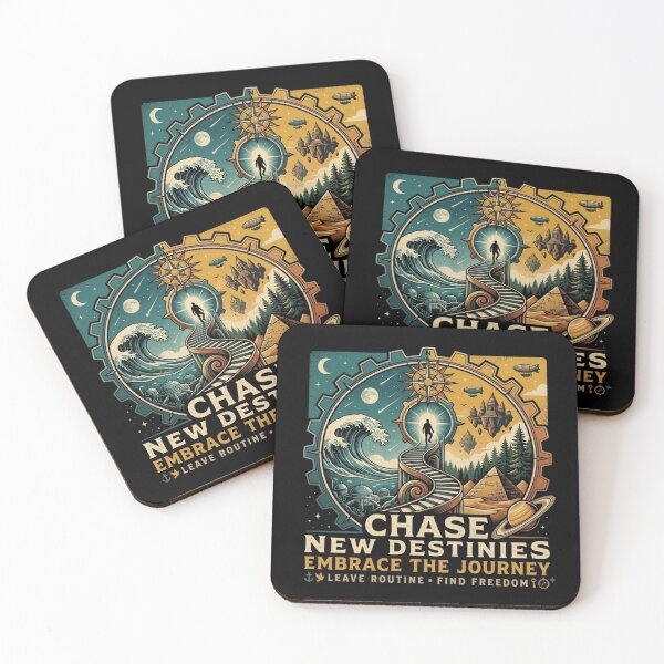 Item preview, Chase New Destinies – Surreal Cosmic Journey Illustration designed and sold by Dogandesighn.
