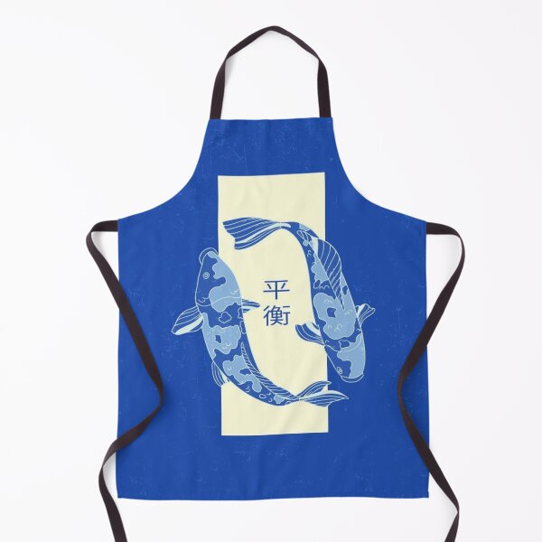 Item preview, Japanese Koi Fish Blue Aesthetic Art Print designed and sold by beautyinlove.
