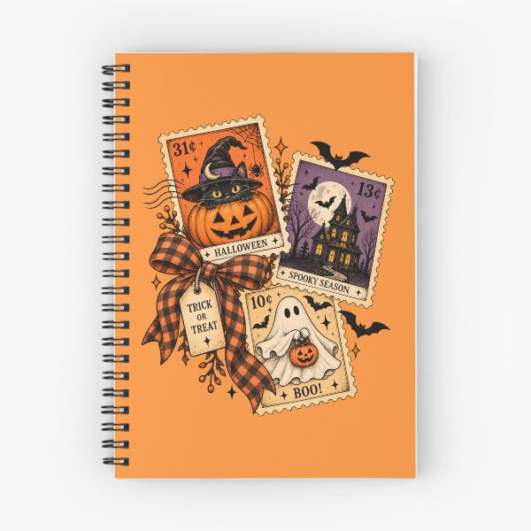 Item preview, Stamp Funny Halloween, Trick Or Treat, Fright Night, 31 October, Spooky Season designed and sold by vintagearttee.