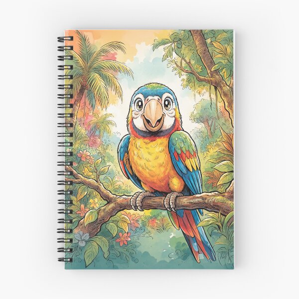 Item preview, Smiling Parrott Anime Style designed and sold by Home Decor Art.