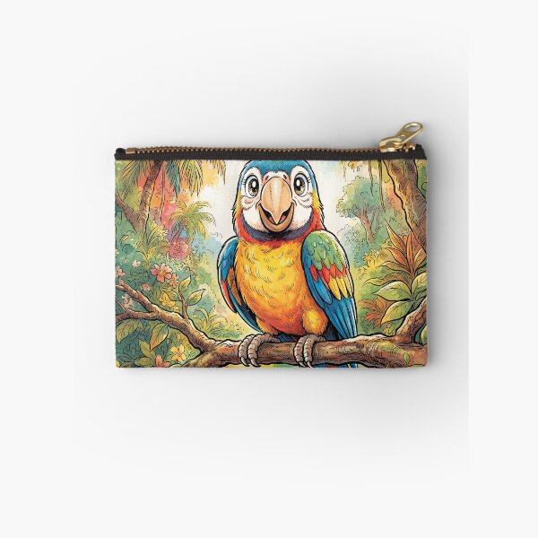 Item preview, Smiling Parrott Anime Style designed and sold by Home Decor Art.