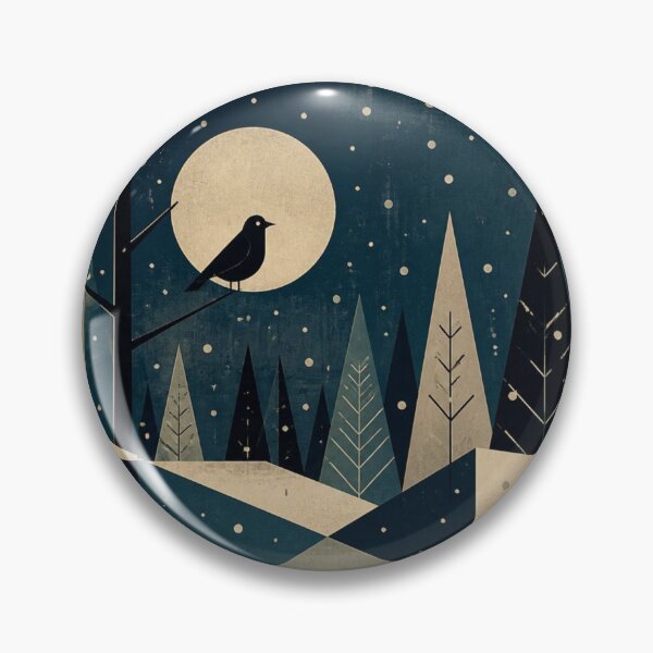 Item preview, Midnight Forest – Moon Bird designed and sold by mellow-koko.