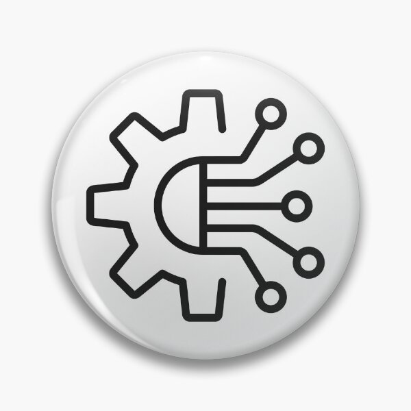 Item preview, AI Automation Gear Line Icon designed and sold by VectorForge Studio.