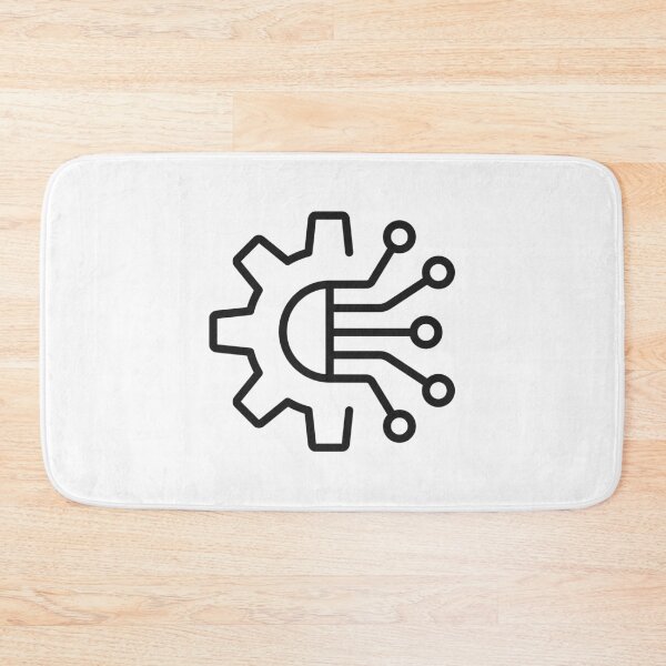 Item preview, AI Automation Gear Line Icon designed and sold by VectorForge Studio.