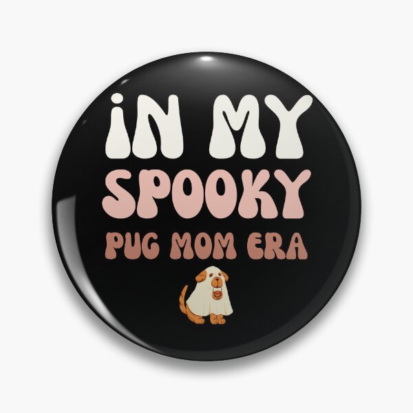 Item preview, Trendy In My Spooky Pug Mom Era Halloween Puppy designed and sold by mumchaosdesigns.