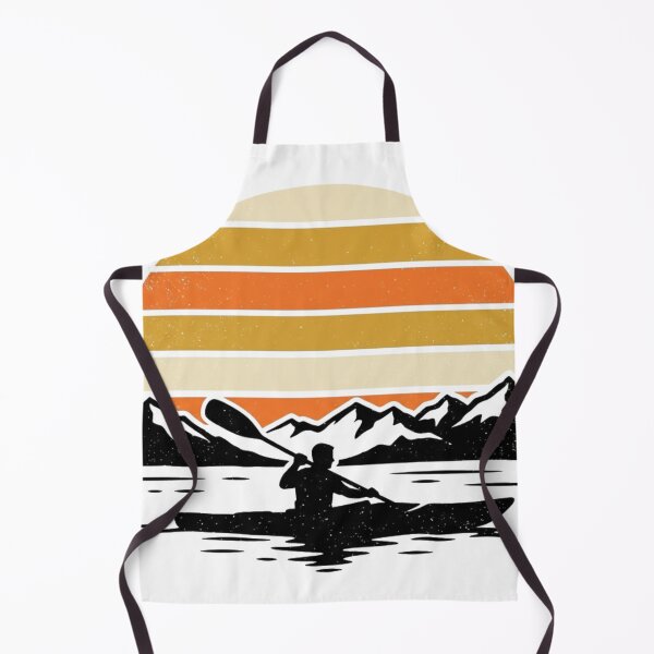 Item preview, Retro Kayak Lake Sunset designed and sold by meghnad.