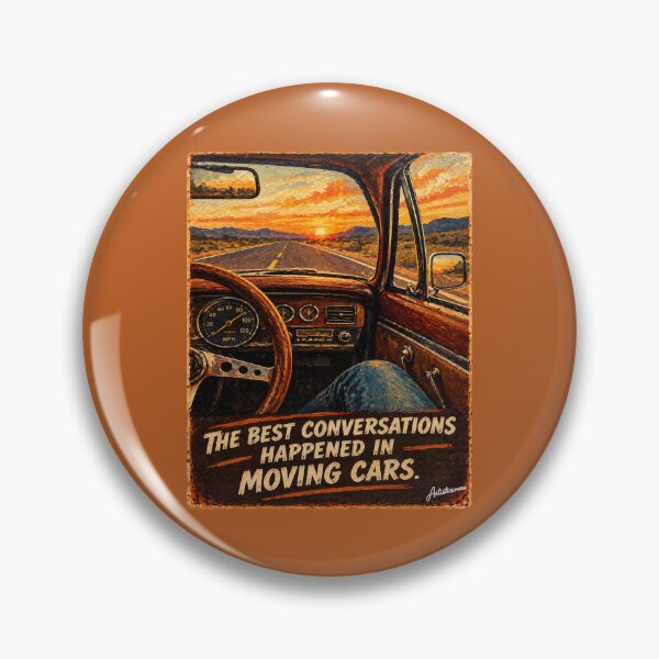 Item preview, Vintage 70s Dashboard Wood Wheel Open Road Nostalgic Warm Car Art designed and sold by Artisticanvas.