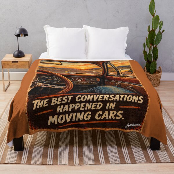 Item preview, Vintage 70s Dashboard Wood Wheel Open Road Nostalgic Warm Car Art designed and sold by Artisticanvas.
