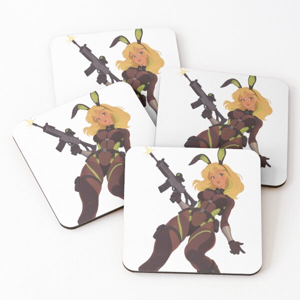 Item preview, Tactical Bunny Girl Rifle - Retro 90s Mecha Style designed and sold by  Hollow Moon Studios..