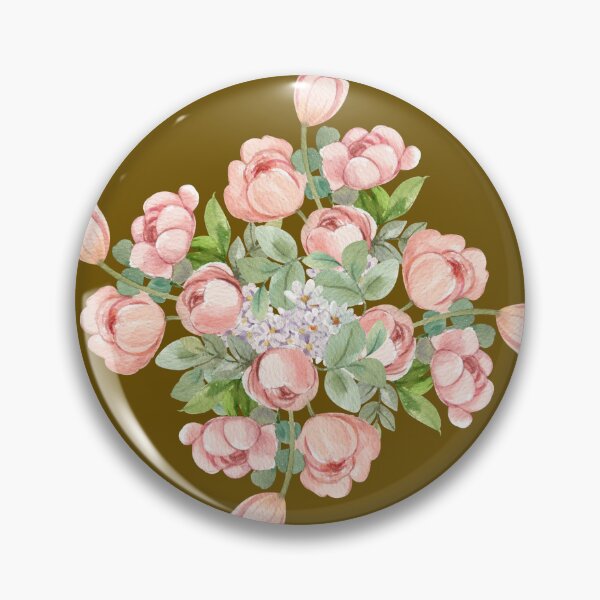 Item preview, Earthy Olive Pink Tulip Floral Seamless Pattern designed and sold by ​Jyoti Digital Artist.