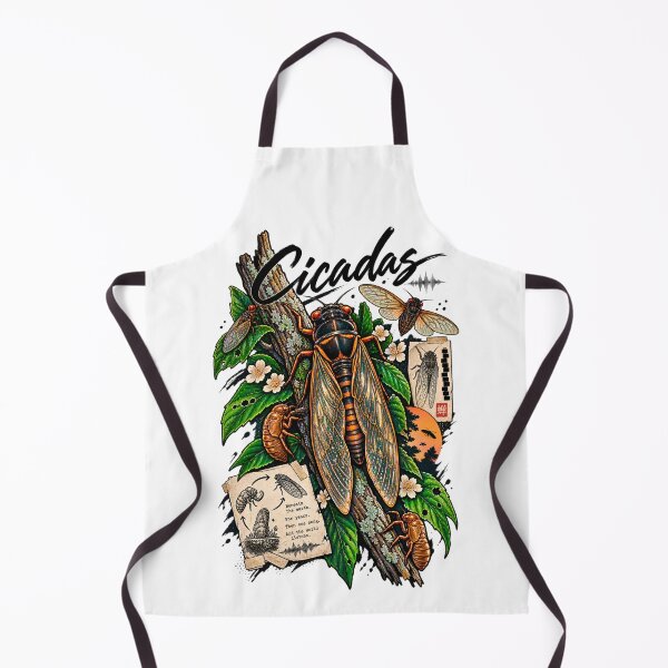 Item preview, Cicada Life Cycle - Vintage Botanical Illustration designed and sold by SidTastic .