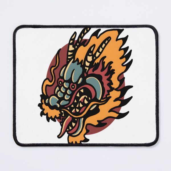 Item preview, Intricate Dragon Tattoo Design with Tribal Style and Bold Details designed and sold by laxxers.