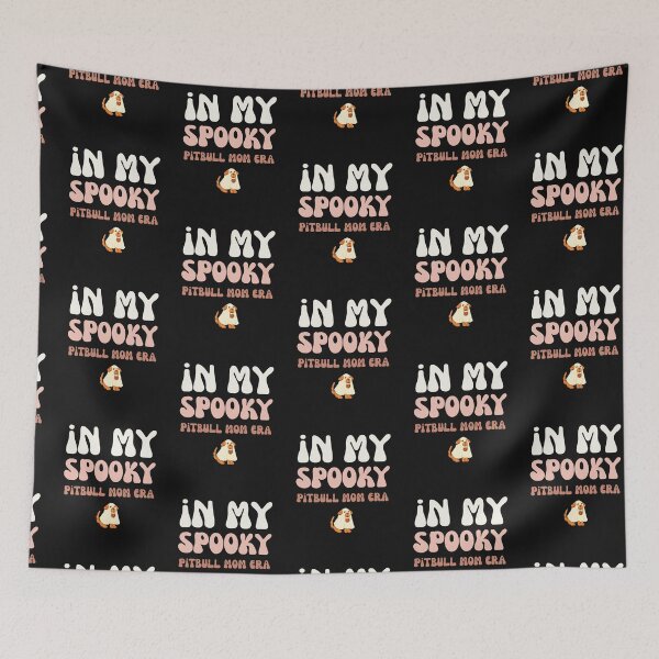 Item preview, Retro In My Spooky Pitbull Mom Era Halloween Pit designed and sold by mumchaosdesigns.