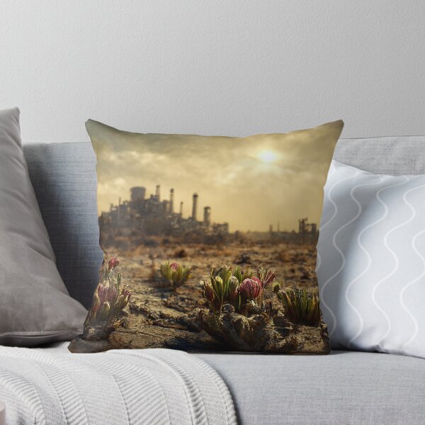 Item preview, The First Flower to Bloom After an Apocalypse II - Wasteland Landscape Cinematic Digital Photography designed and sold by Nicky-Valentine.