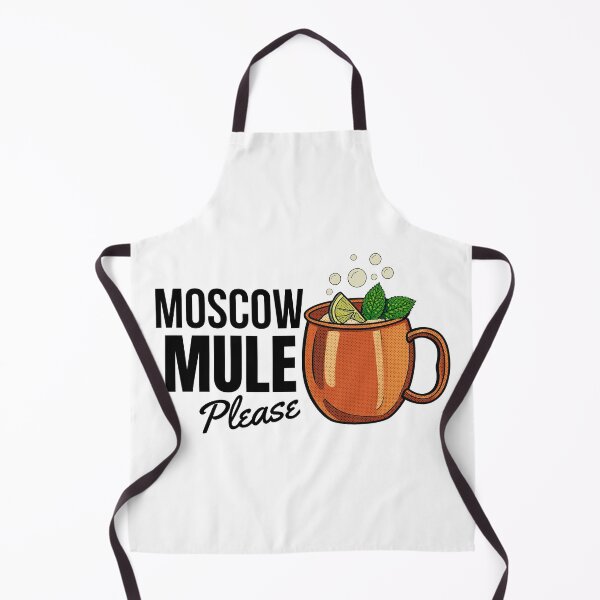 Item preview, Funny Moscow Mule Cocktail Art Retro Gift Idea designed and sold by RetroVibeArtShop.