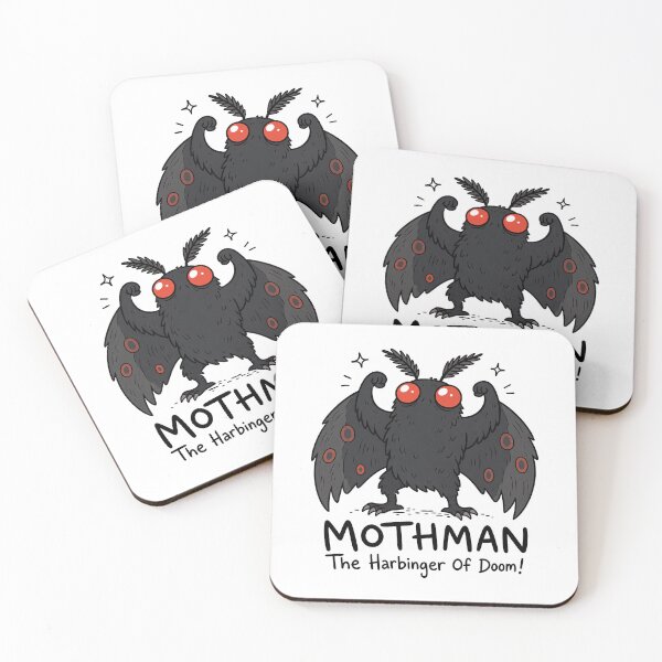 Item preview, Mothman Harbinger of Doom Funny Cryptid Cartoon designed and sold by ShirtWreck.