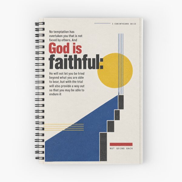 Item preview, Not Going Back - 1 Corinthians 10:13 designed and sold by LambsPath.
