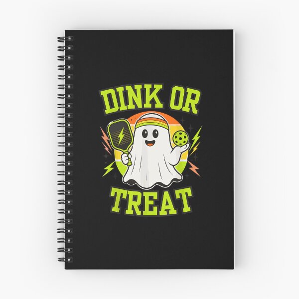 Item preview, Spooky Dink Dink Or Treat Ghost Pickleball Halloween Sports designed and sold by ZariahNey.
