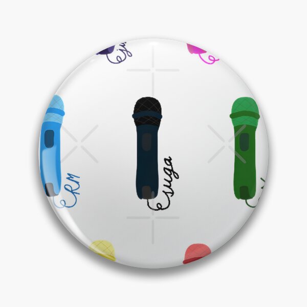 Item preview, Colorful Microphone Sticker Set for Music Lovers and Singers designed and sold by SpaceWaifu.