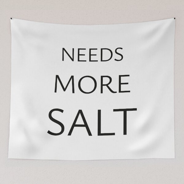Item preview, Needs More Salt designed and sold by StorilyPodcasts.