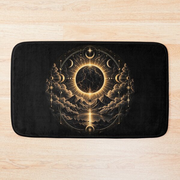 Item preview, Black Sun Eclipse Celestial Fantasy Art designed and sold by D69 Designs.