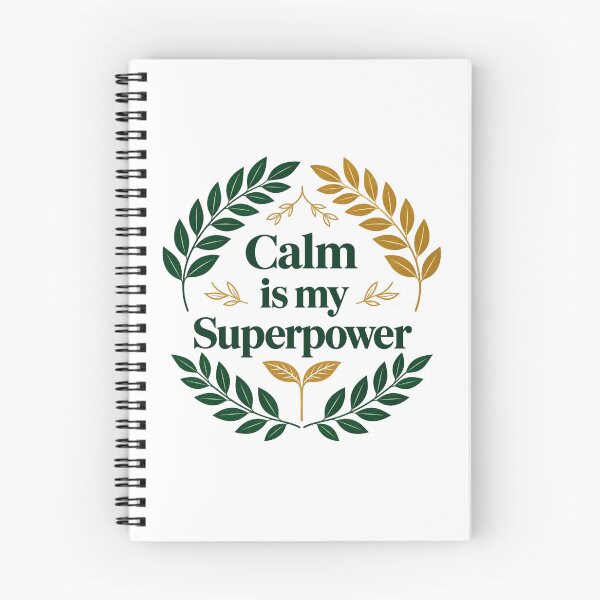 Item preview, Calm Is My Superpower Botanical Empowerment designed and sold by Aarvya Fashion Club ( A.F.C ).