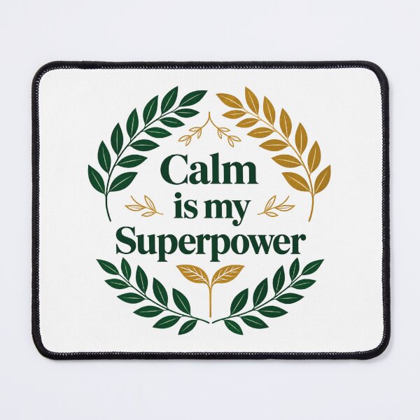 Item preview, Calm Is My Superpower Botanical Empowerment designed and sold by Aarvya Fashion Club ( A.F.C ).