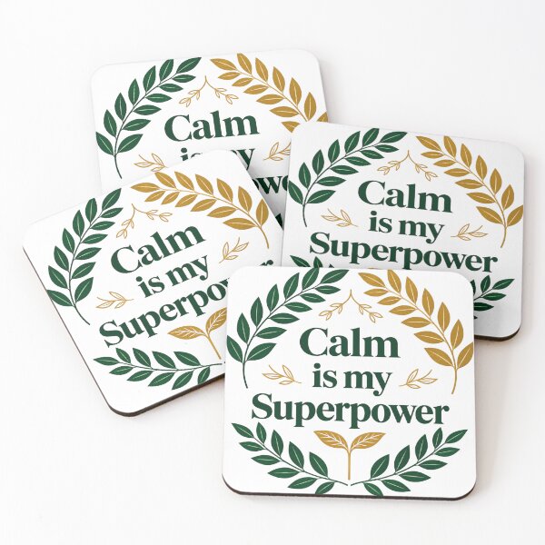 Item preview, Calm Is My Superpower Botanical Empowerment designed and sold by Aarvya Fashion Club ( A.F.C ).