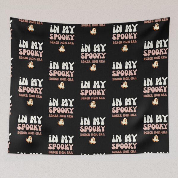 Item preview, Retro In My Spooky Boxer Mom Era Halloween Graphic designed and sold by mumchaosdesigns.