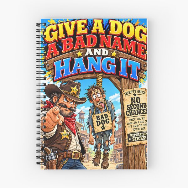 Item preview, GIVE A DOG A BAD NAME AND HANG IT designed and sold by Smoothseer.