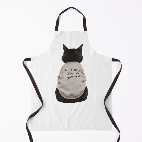 Item preview, Practicing Selective Ignorance Cat designed and sold by H-Tsvetkova.