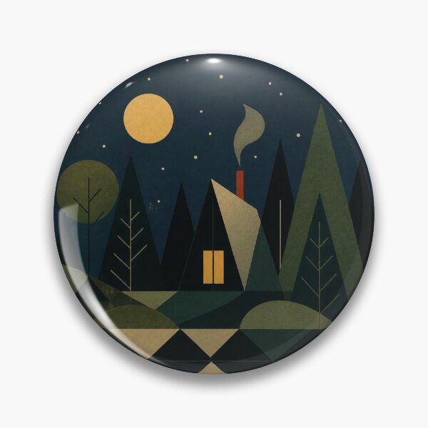 Item preview, Midnight Forest – Forest Cabin designed and sold by mellow-koko.