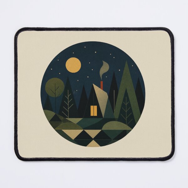 Item preview, Midnight Forest – Forest Cabin designed and sold by mellow-koko.