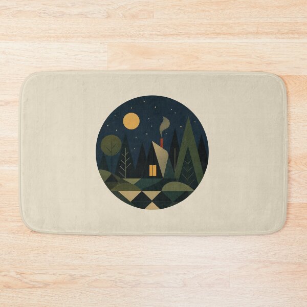 Item preview, Midnight Forest – Forest Cabin designed and sold by mellow-koko.