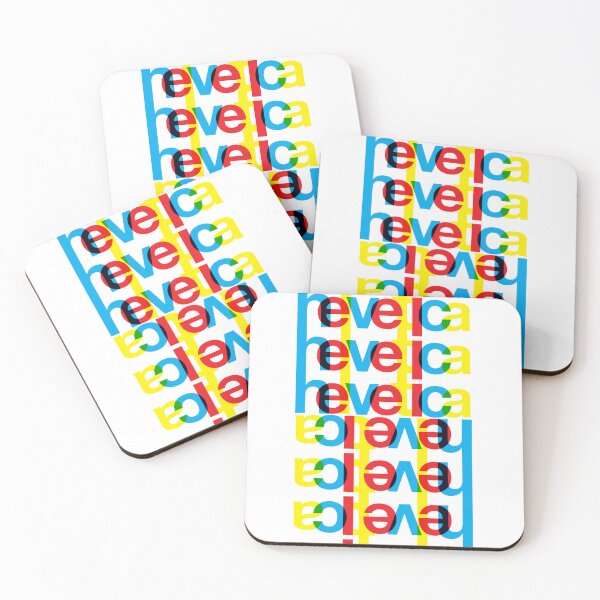 Item preview, Helvetica 3-Colour Poster designed and sold by studiosymbolica.