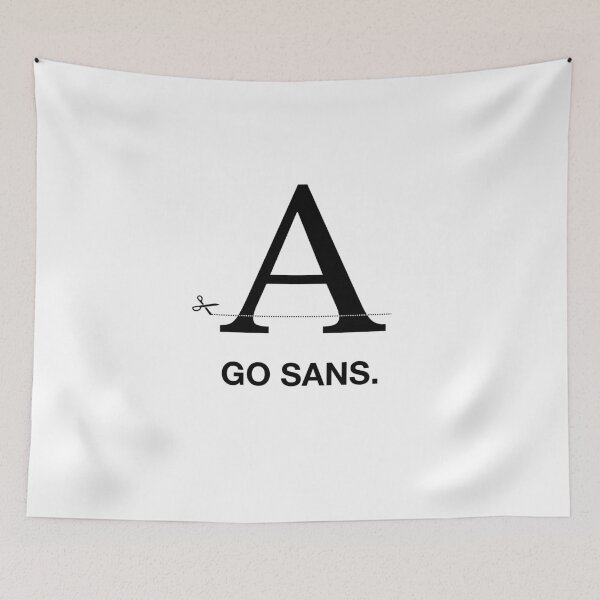 Item preview, Go Sans Poster designed and sold by studiosymbolica.