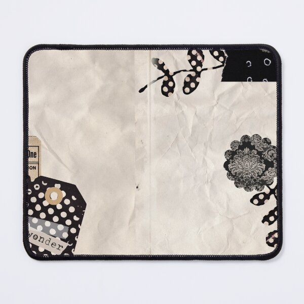 Item preview, Black and Tan Grunge Collage Junk Journal Page designed and sold by PapercutandSuch.