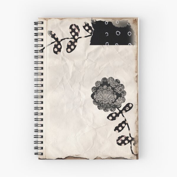 Item preview, Black and Tan Grunge Collage Junk Journal Page designed and sold by PapercutandSuch.